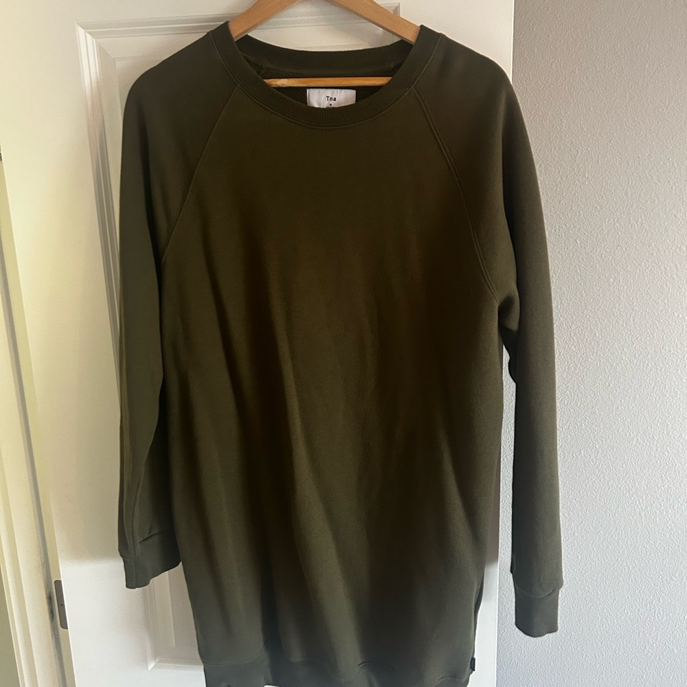 TNA Dark Green Mini Dress